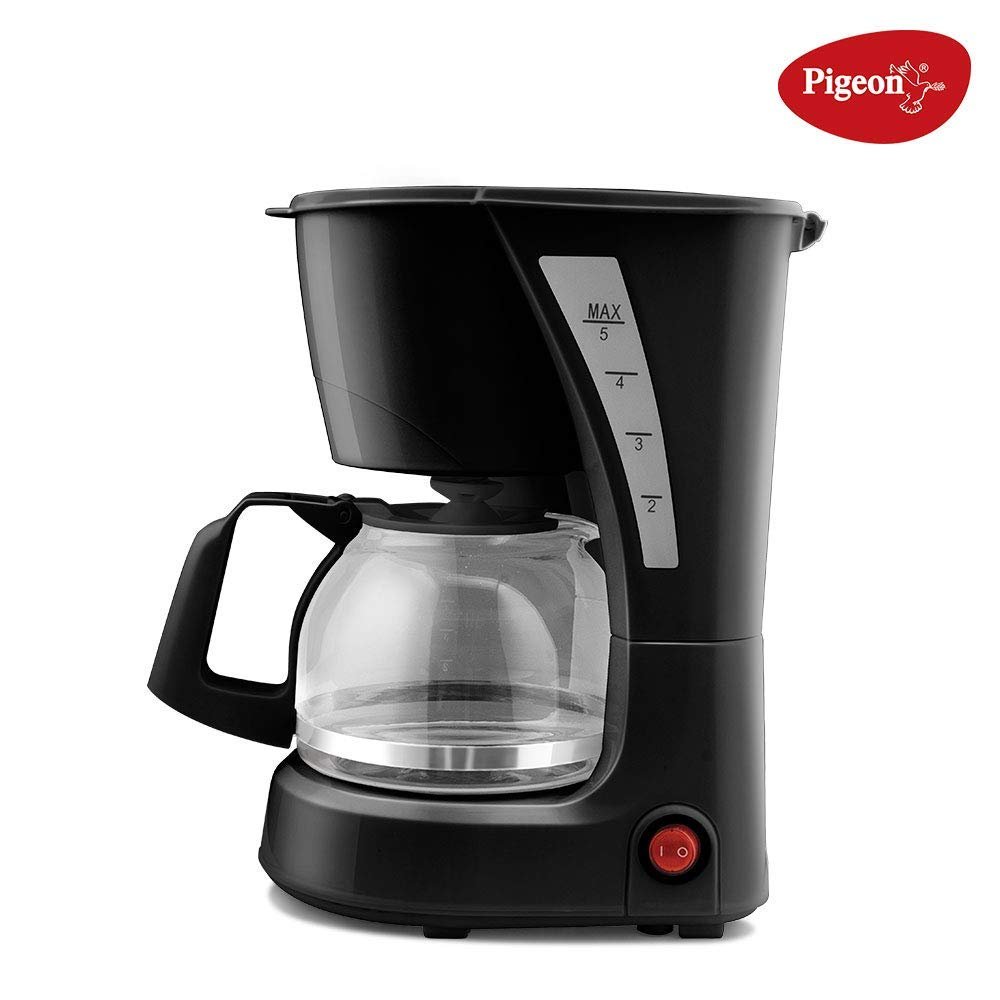 Pigeon Brewster Coffee Maker, 600 Watt, 5 Cups Drip Coffee maker (Black) - Image 4