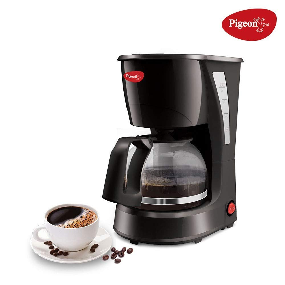 Pigeon Brewster Coffee Maker, 600 Watt, 5 Cups Drip Coffee maker (Black) - Image 6