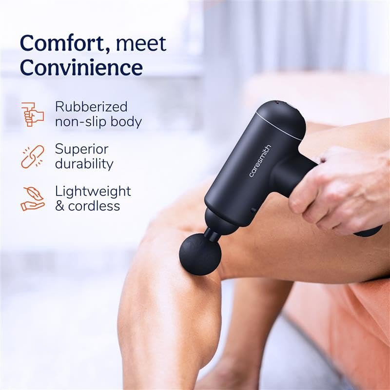 Caresmith Charge Boost Massage Gun | Body Massager | Massager Machine for Pain Relief for Men and Women | Deep Tissue Massager - Image 4