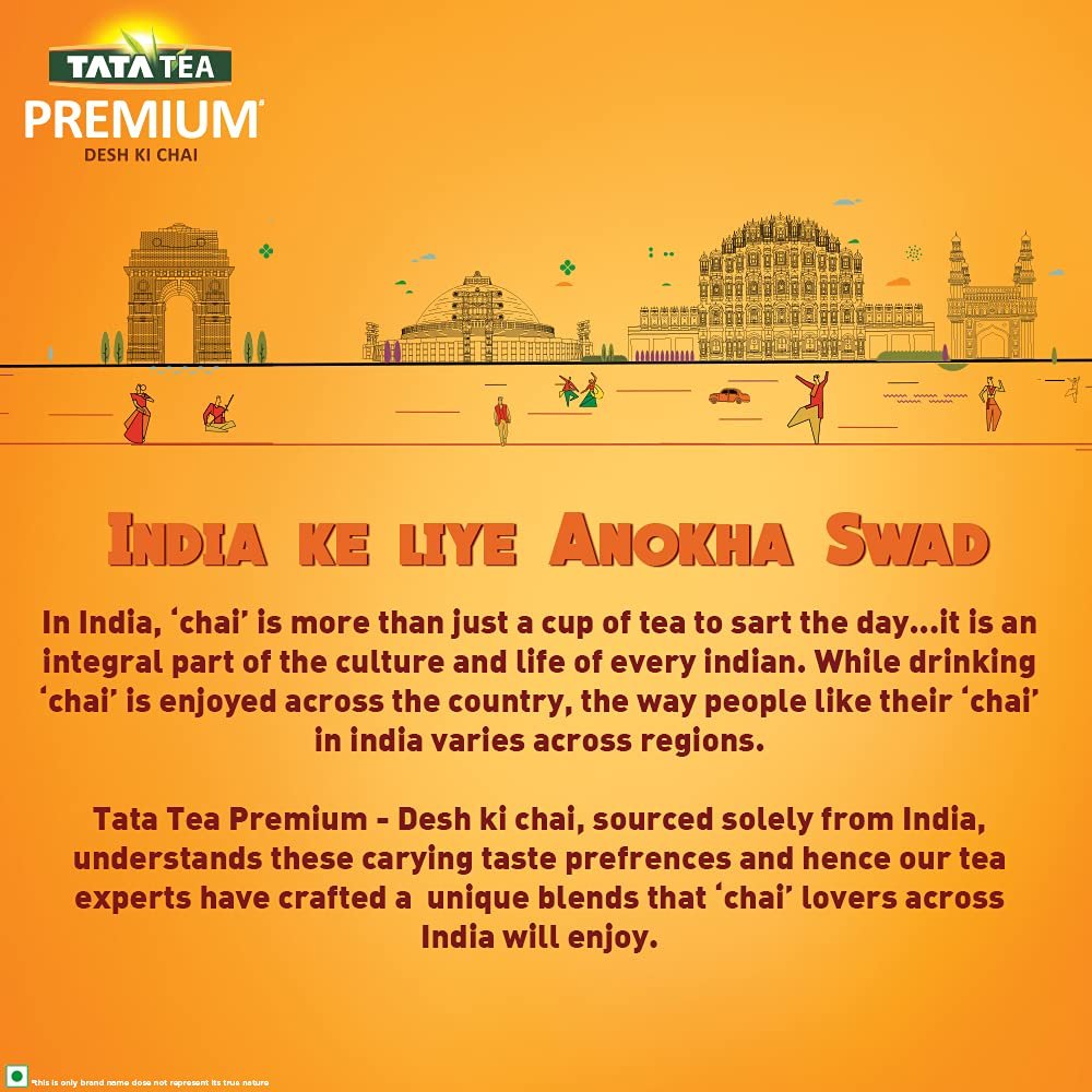 Tata Tea Premium 1.5kg, Desh Ki Chai, Unique Blend Crafted For Chai Lovers Across India, Black Tea, Loose Leaves - Image 5