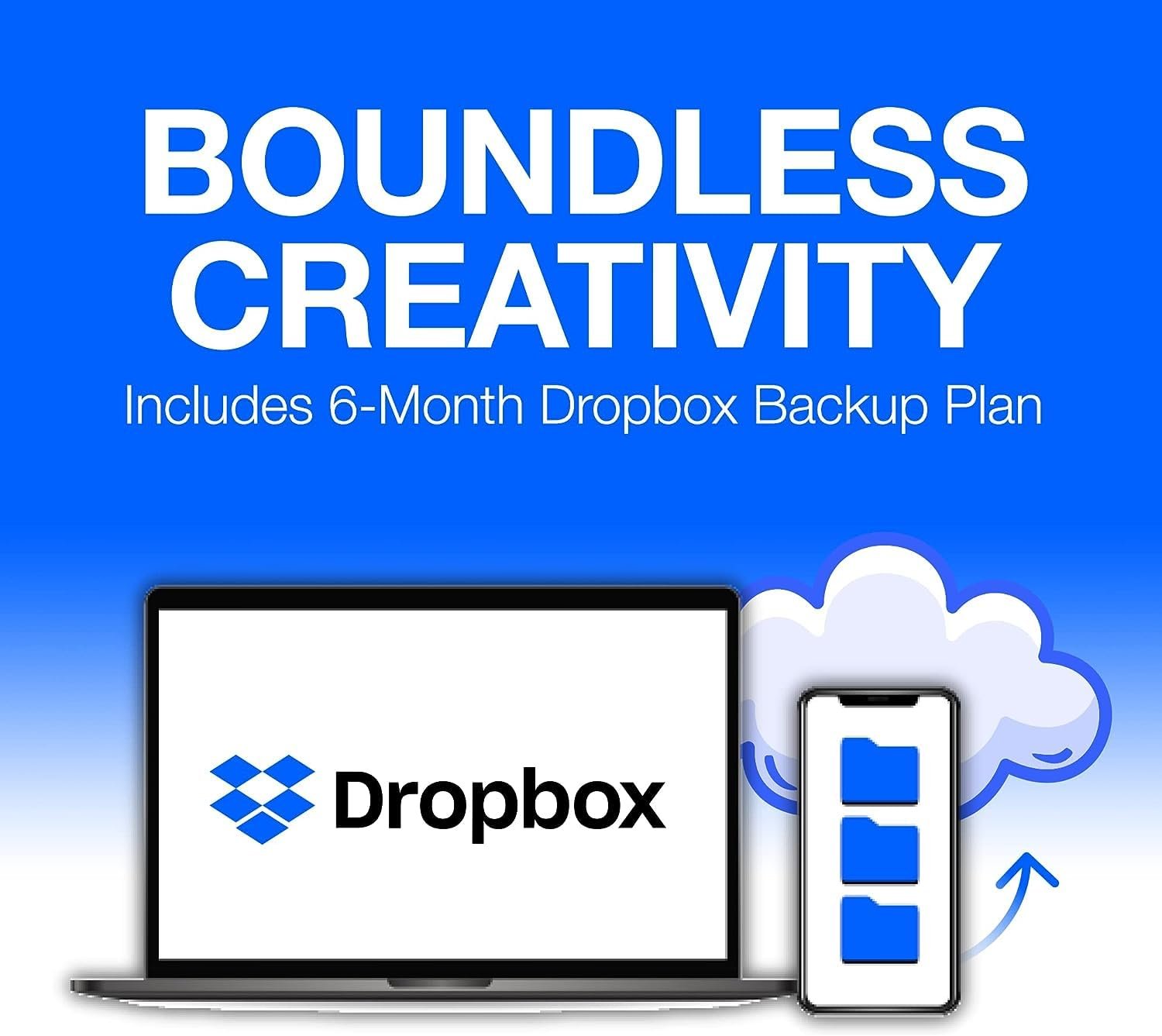 Seagate One Touch 5TB External HDD with Password Protection Space Gray, for Windows and Mac, with 3 yr Data Recovery Services, and 6 Months Mylio Create Plan and Dropbox Backup Plan (STKZ5000404) - Image 8