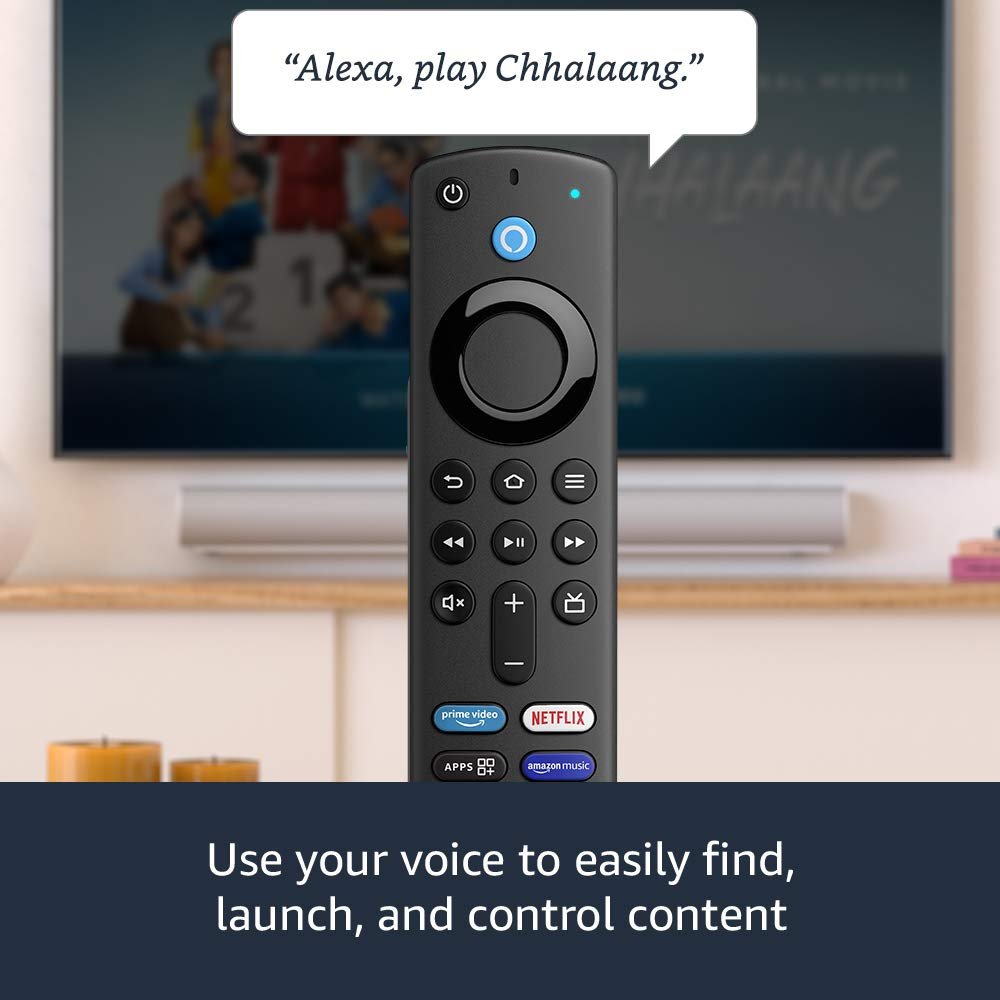 Alexa Voice Remote (3rd Gen) with TV controls | Requires compatible Fire TV device | 2021 release - Image 4