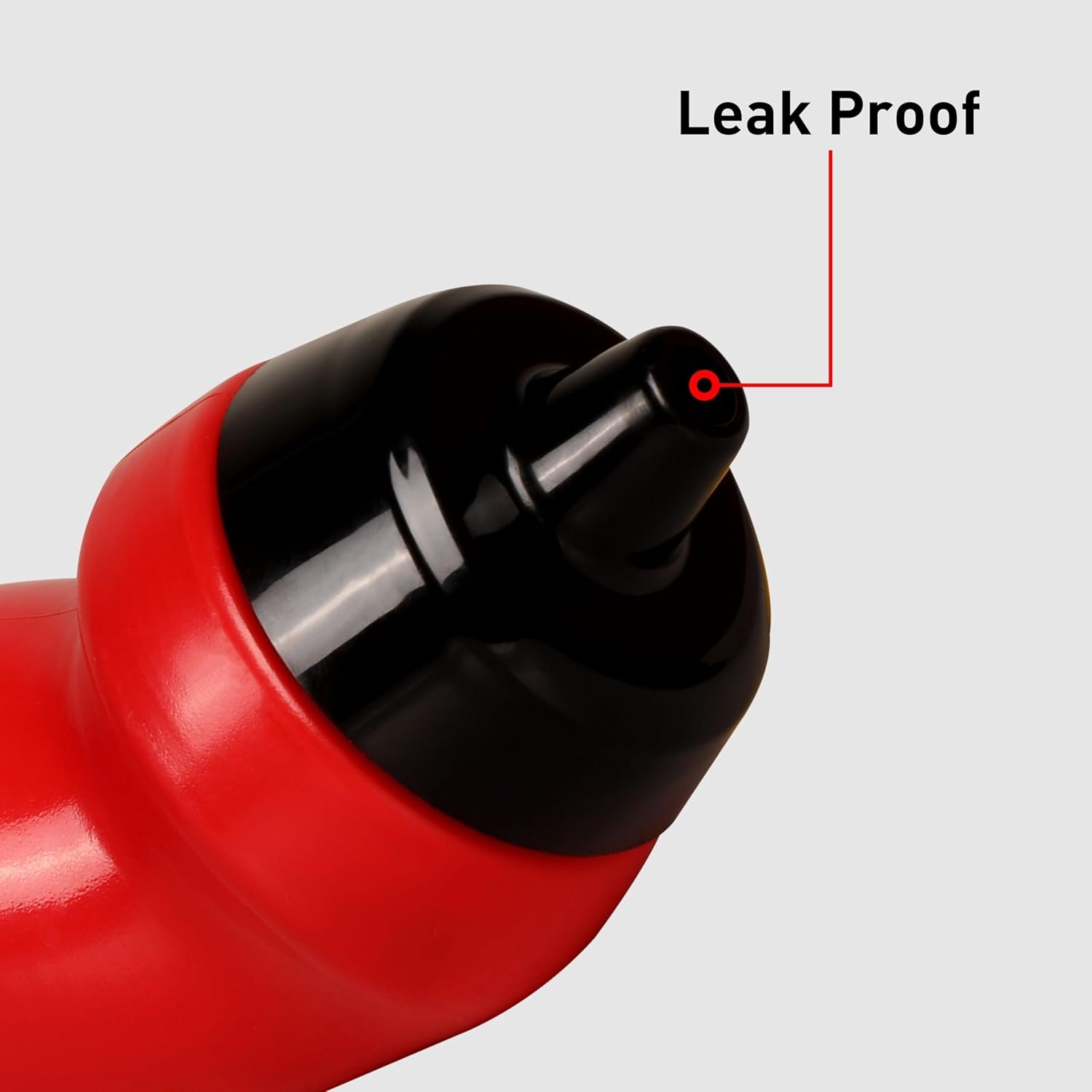 Nivia Radar Sippers Bottle for Sports Cycling, Gym & Running Bottle for Training, Exercise, & Fitness, with Portable, Light Weight, & Leakproof With Quick-Grip, 625ml (Red, Polyethylene, Pack of 1) - Image 4