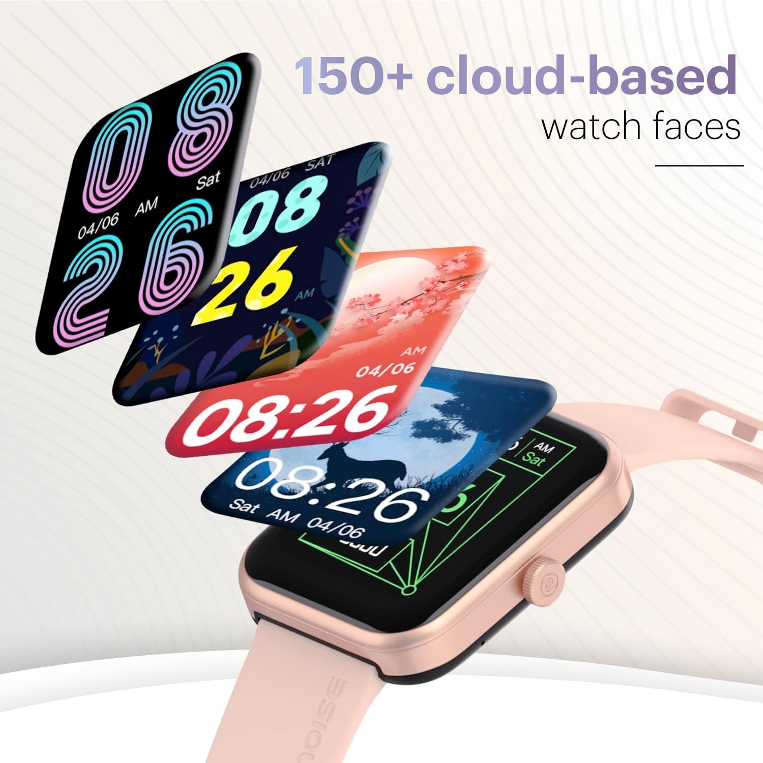 Noise Pulse 2 Max 1.85" Display, Bluetooth Calling Smart Watch, 10 Days Battery, 550 NITS Brightness, Smart DND, 100 Sports Modes, Smartwatch for Men and Women (Jet Black) - Image 7