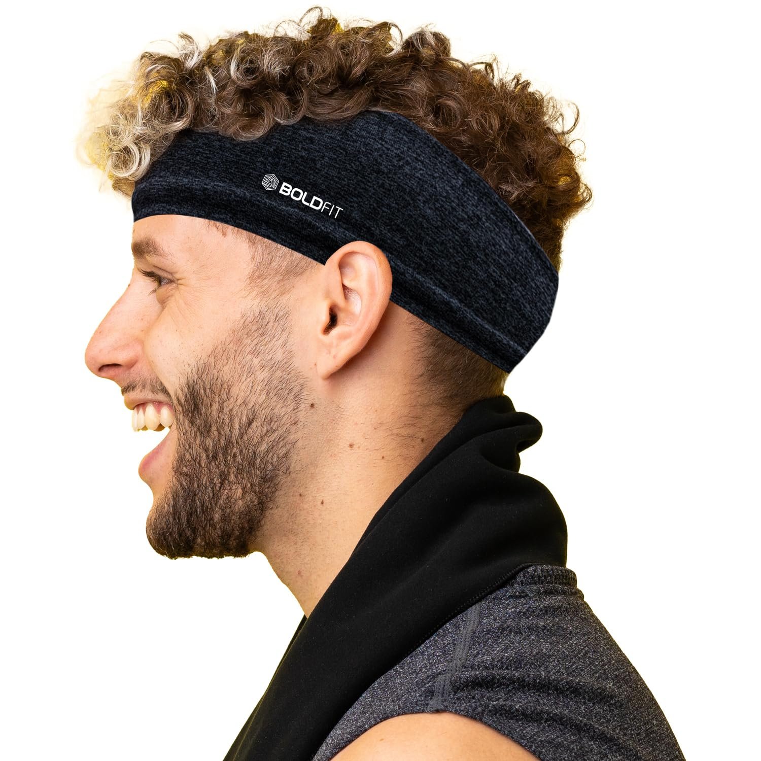 Boldfit Polyester Blend Head Band for Man Sports Head Bandana for Men & Women Gym Hair Band for Men Workout, Running Breathable, Non-Slip & Quick Drying Head Bands for Long Hair - Image 4