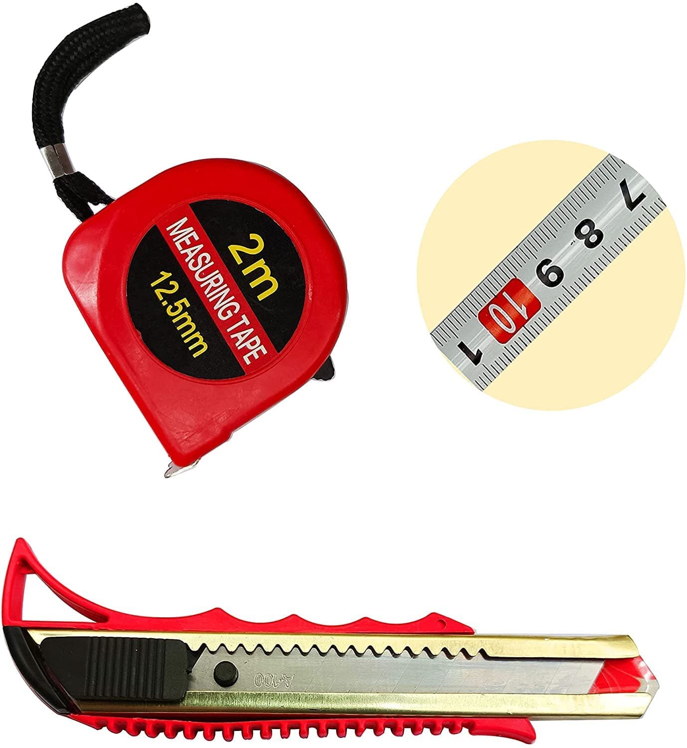 Novo 9 in 1Pcs Basic tools set, Home Screwdriver set For Women Men Students Kit,Set Box With Tools Included,Small Tool For Diy Kit,Household Repair,College Dorm Essentials - Image 6