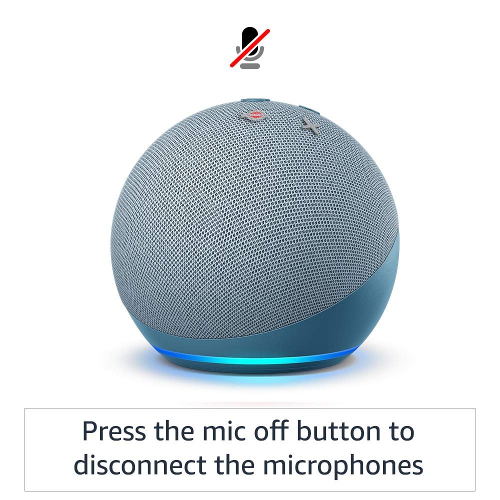 Certified Refurbished Echo Dot (4th Gen, 2020 release)| Smart speaker with Alexa (Blue) - Image 7