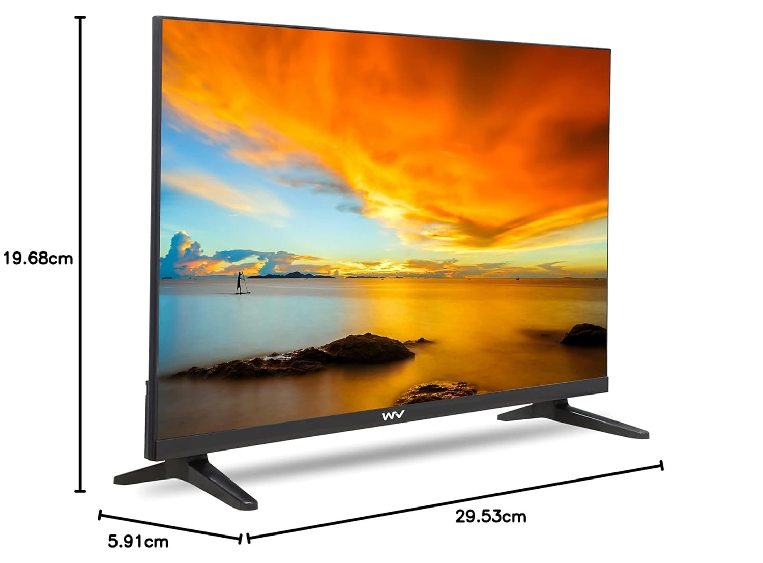 VW 80 cm (32 inches) Frameless Series HD Ready LED TV VW32A (Black) - Image 11