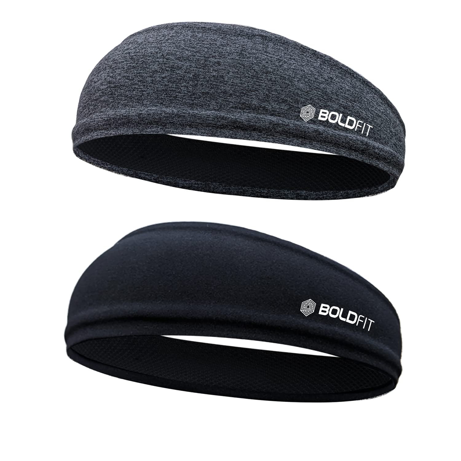 Boldfit Polyester Blend Head Band for Man Sports Head Bandana for Men & Women Gym Hair Band for Men Workout, Running Breathable, Non-Slip & Quick Drying Head Bands for Long Hair - Image 2