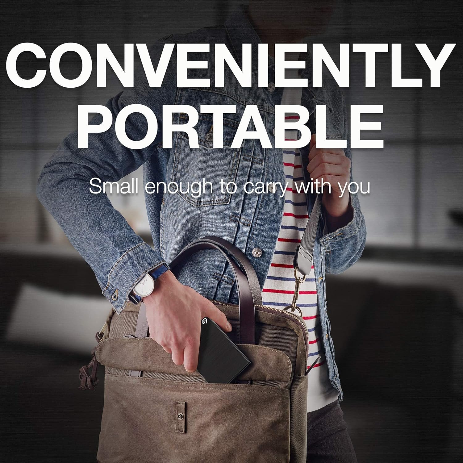 Seagate One Touch 2Tb External HDD with Password Protection Black, for Windows and Mac, with 3 Yr Data Recovery Services (Stky2000400), USB - Image 5