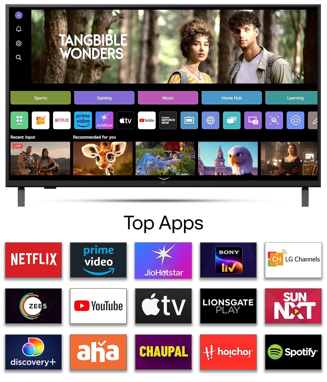 LG 139 cm (55 inches) UA82 Series 4K Ultra HD (3840 x 2160) Smart webOS LED TV 55UA82006LA - Image 4