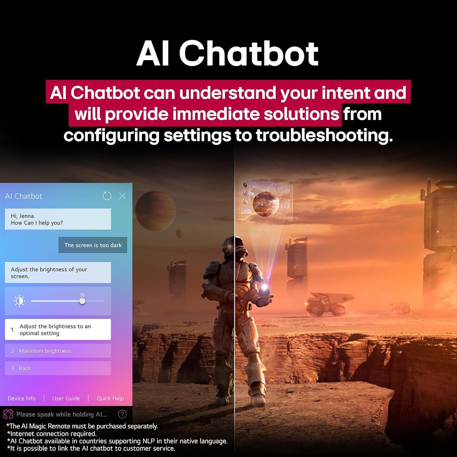 LG 139 cm (55 inches) UA82 Series 4K Ultra HD (3840 x 2160) Smart webOS LED TV 55UA82006LA - Image 17