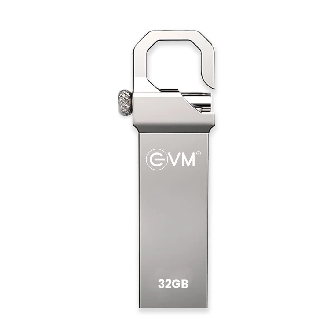 EVM EnStore 32GB Metal USB 2.0 Flash Drive - High Read Speeds up to 15MB/s & Write Speeds up to 8MB/s - Durable Metal Casing - Ideal for Data Transfer & Storage - (EVMPD/32GB) - Image 2