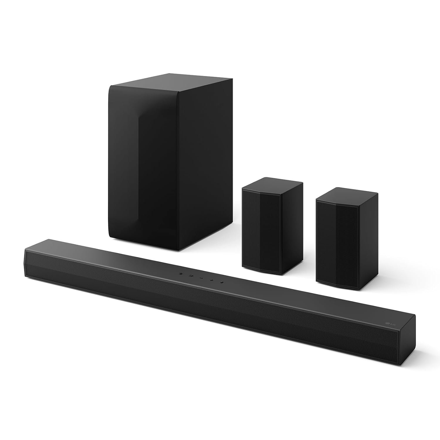 LG Soundbar S65TR, 600W, 5.1 Ch Home Theater Soundbar with Dolby Digital & DTS Digital Surround, AI Sound Pro, Wow Interface, Wireless Subwoofer & New Wireless Rear Speaker Without Receiver Box - Image 2