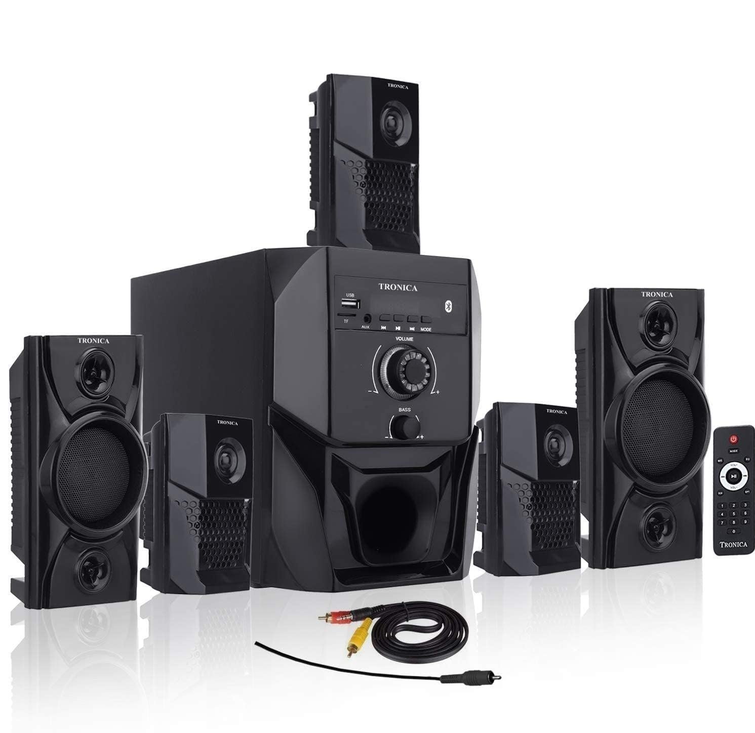 TRONICA Super King 40W 5.1 Bluetooth Home Theater System with FM/PenDrive/Sd Card/Mobile/Aux Support & Remote - Image 2