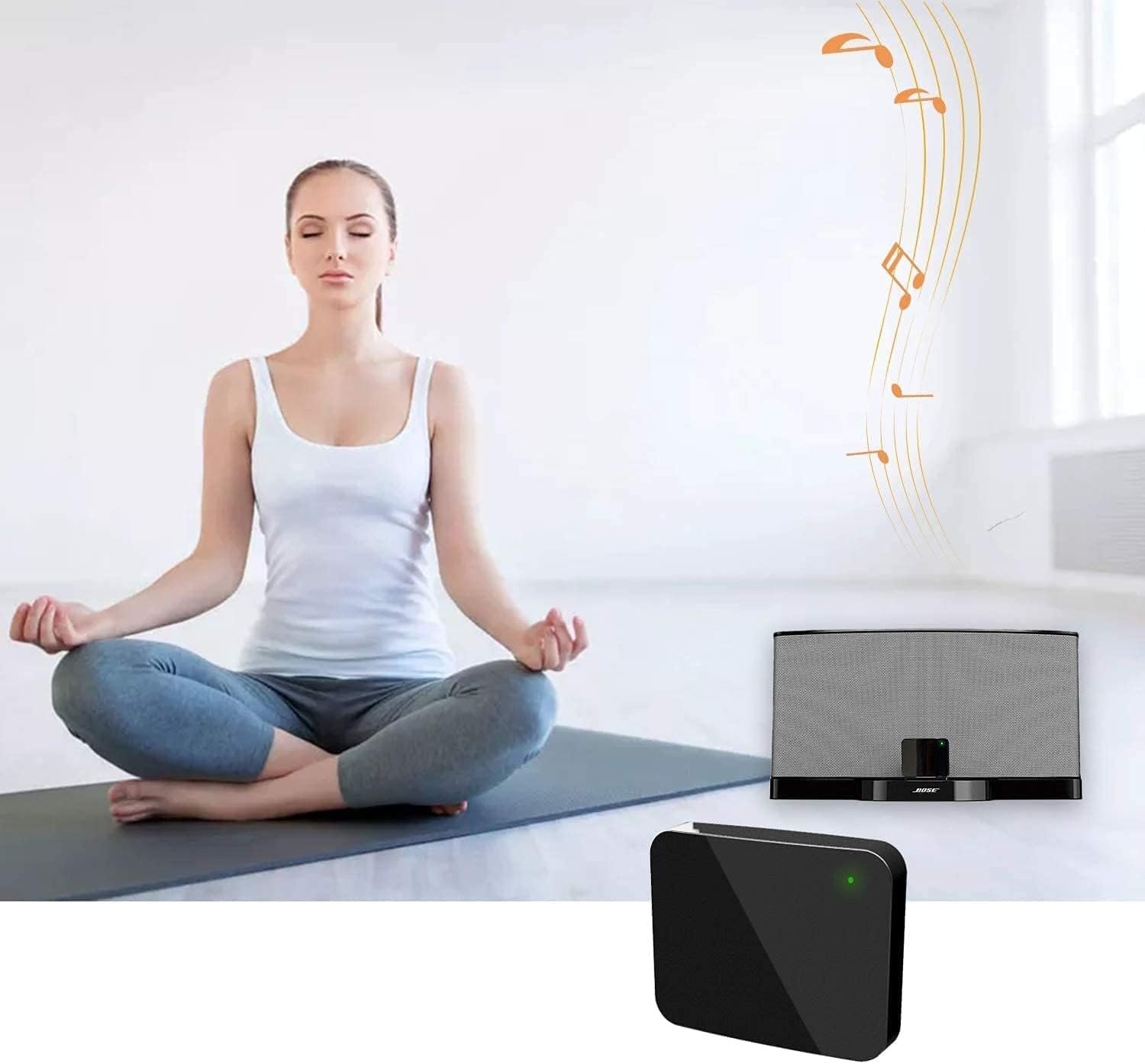 30 Pin Bluetooth Adapter, Wireless 30Pin Stereo Audio Adapter Bluetooth 5.0 Music Receiver for Bose Sounddock II 2 10 Lifestyle V35 135 Digital Music System Home Entertainment Speakers - Image 5