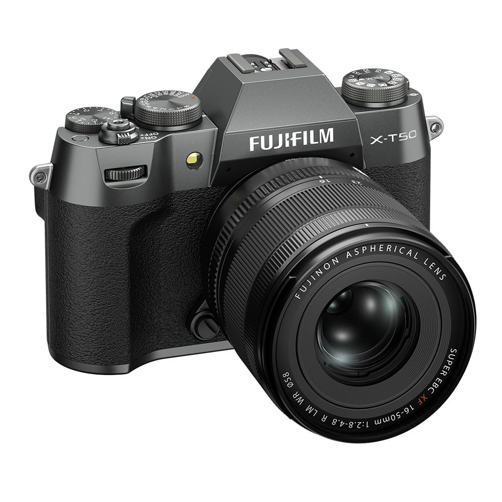 Fujifilm X-T50 40 MP APS-C X-Trans Sensor|Retro Style mirrorless Camera|4k/6.2k vlogging|High Speed Recording FHD 240fps|Advance AF with 16-50mm Optical Zoom Lens f/2.8-4.8 - Charcoal - Image 2