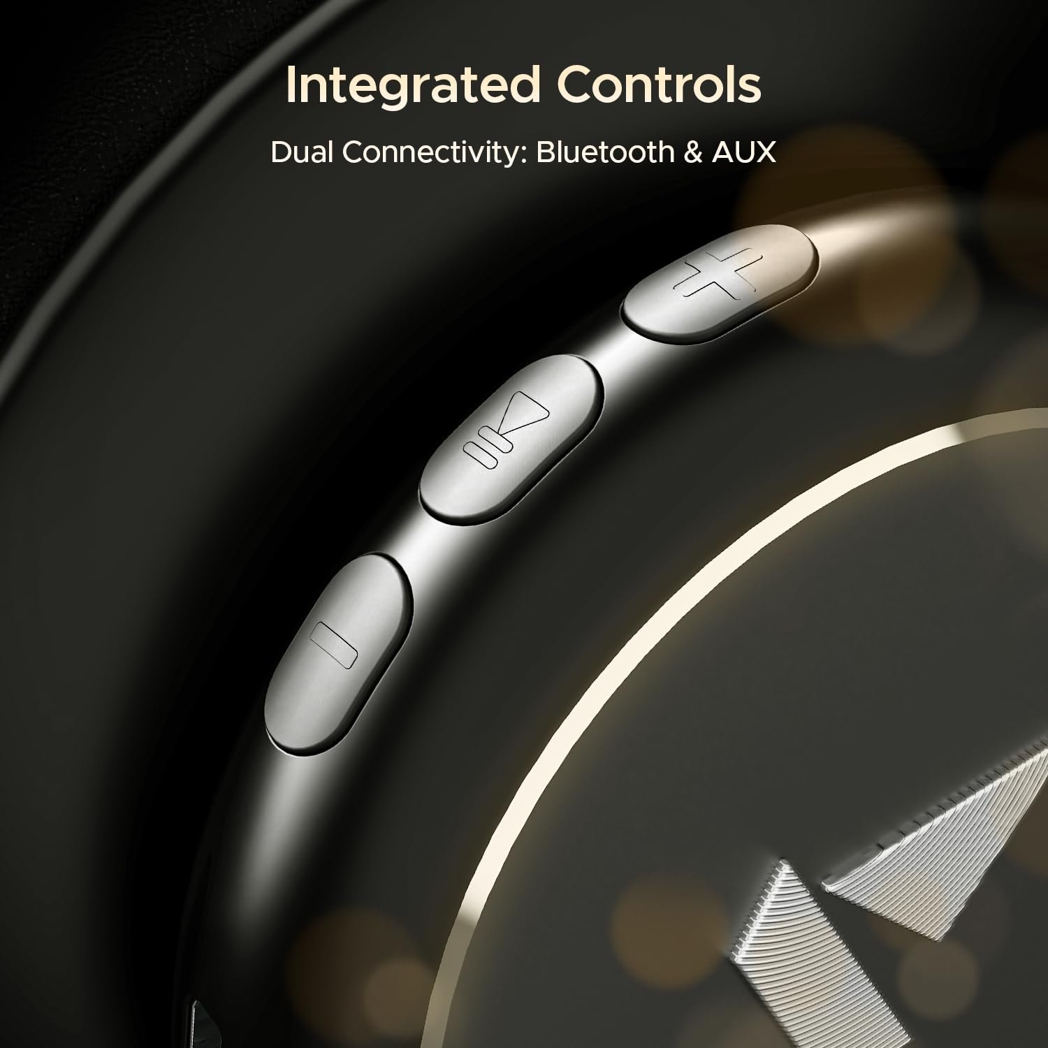 boAt Rockerz 450, 15 HRS Battery, 40mm Drivers, Padded Ear Cushions, Integrated Controls, Dual Modes, On Ear Bluetooth Headphones, Wireless Headphone with Mic (Luscious Black) - Image 7