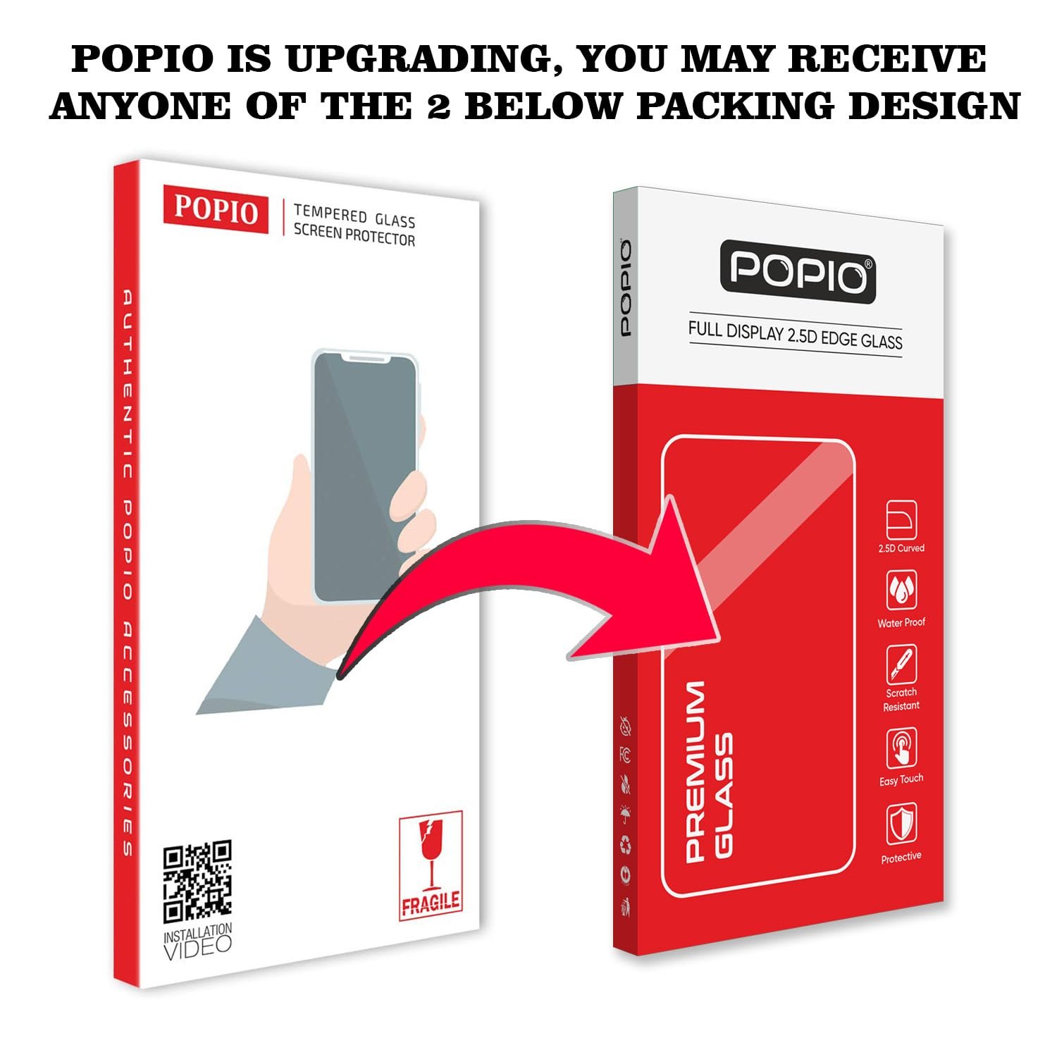 POPIO Tempered Glass Screen Protector Compatible For Samsung Galaxy F41 / M31 / M21 / M21S (Transparent) Full Screen Coverage (Except Edges) With Easy Installation Kit For Cellphone - Image 3