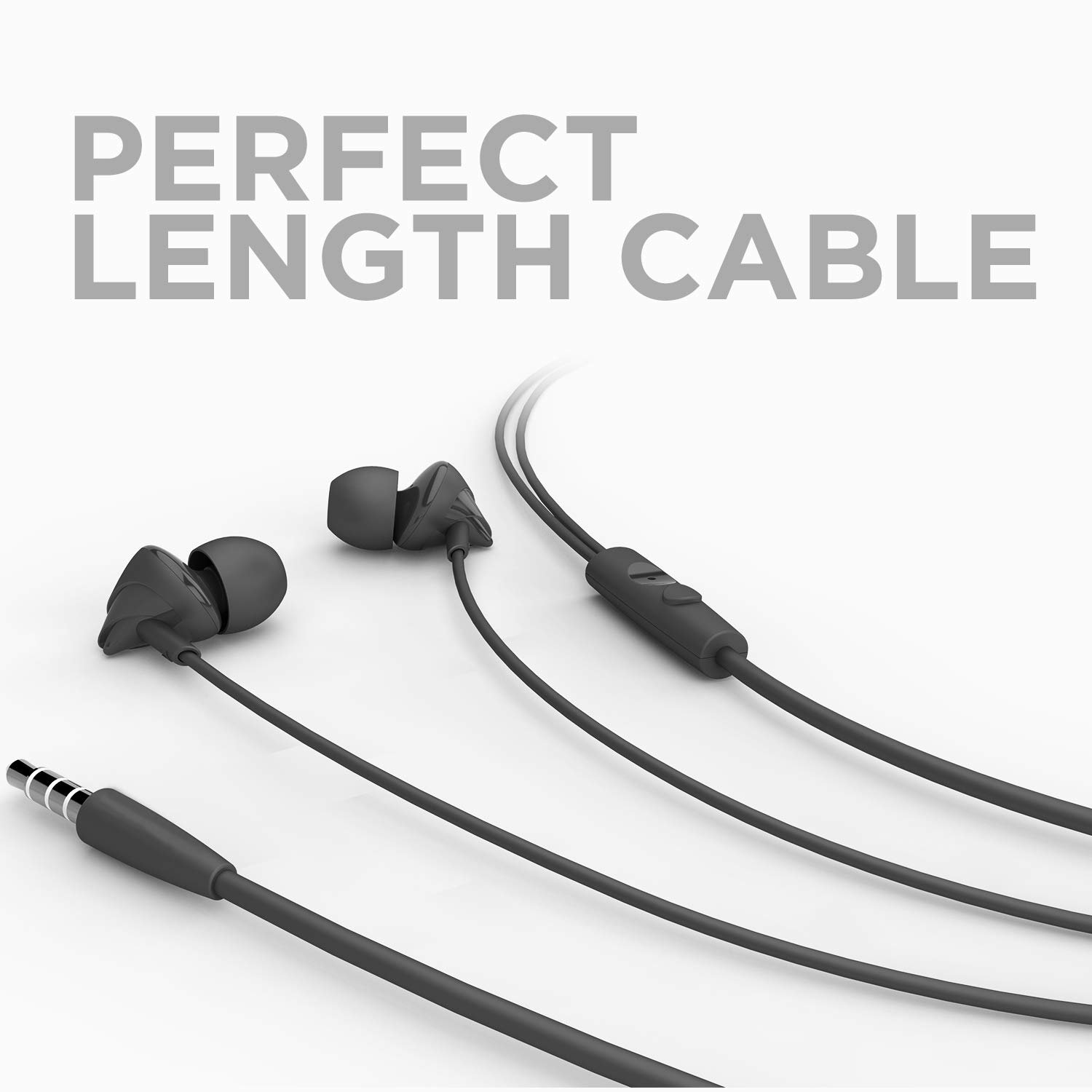 Boat BassHeads 100 in-Ear Headphones with Mic (Black) - Image 7