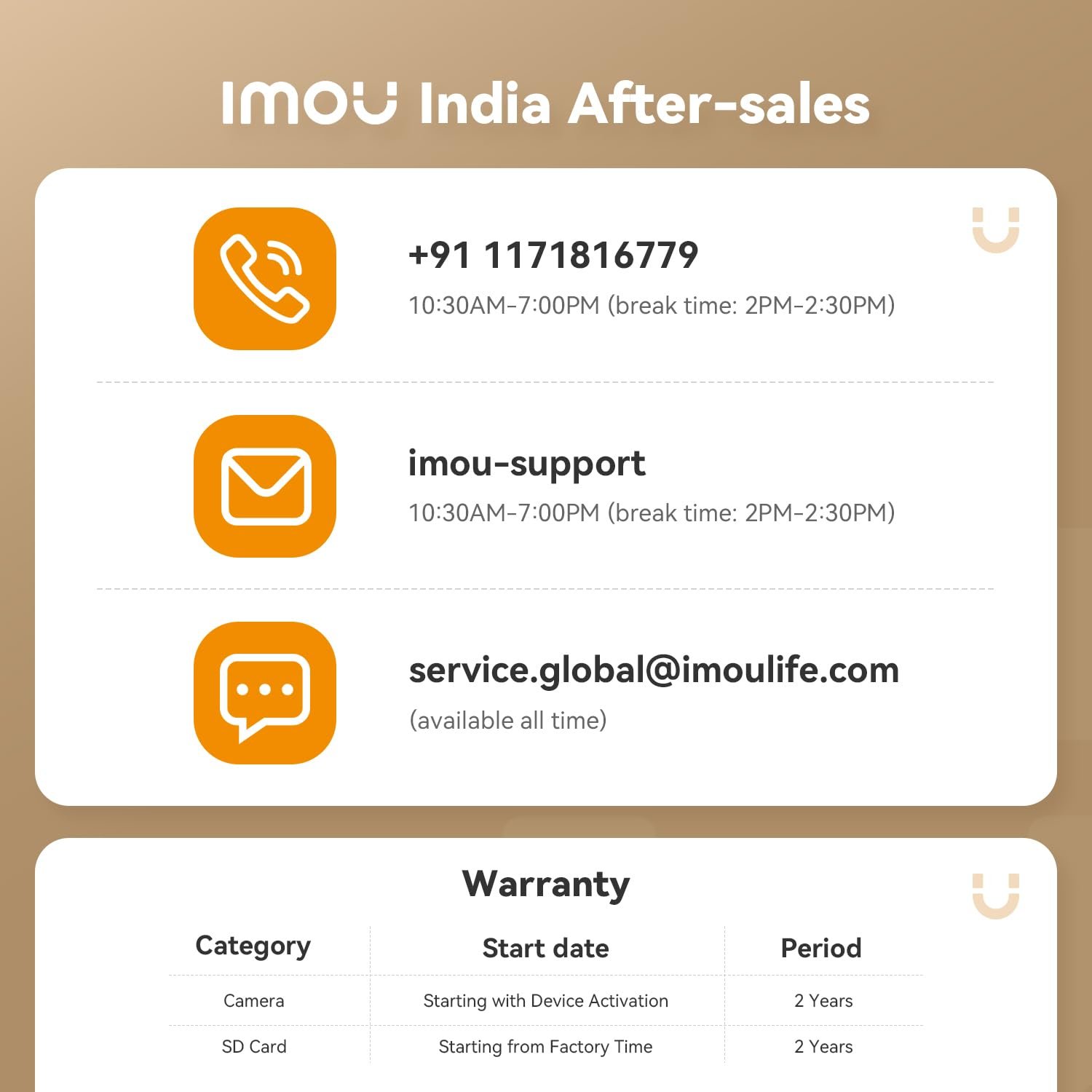 Imou 3MP Smart CCTV Security WiFi Camera for Home, 360° Coverage, AI Human Detection, Siren Alarm, Night Vision 10M, 2-Way Talk, Supports 256GB SD Card, WiFi & Ethernet Connection - Image 8