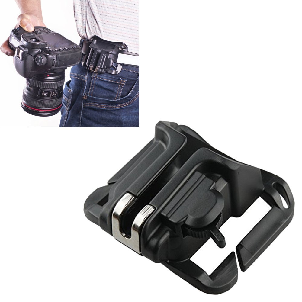 Yantralay Universal Waist Belt Buckle Quick Mount Clip Adapter for DSLR Camera - Image 2
