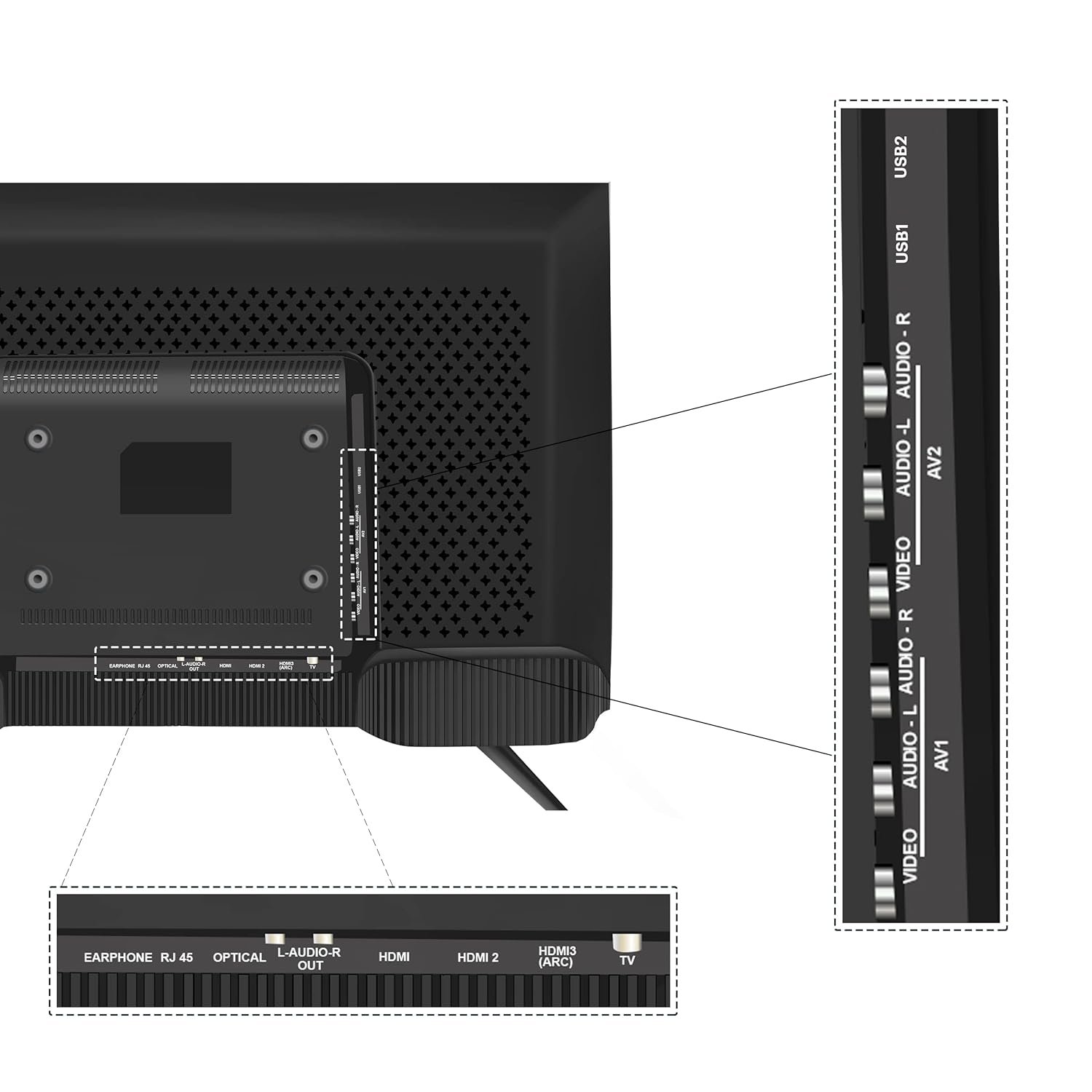 Kodak 80 cm (32 inches) Special Edition Series HD Ready Smart LED TV 32SE5001BL (Black) - Image 9