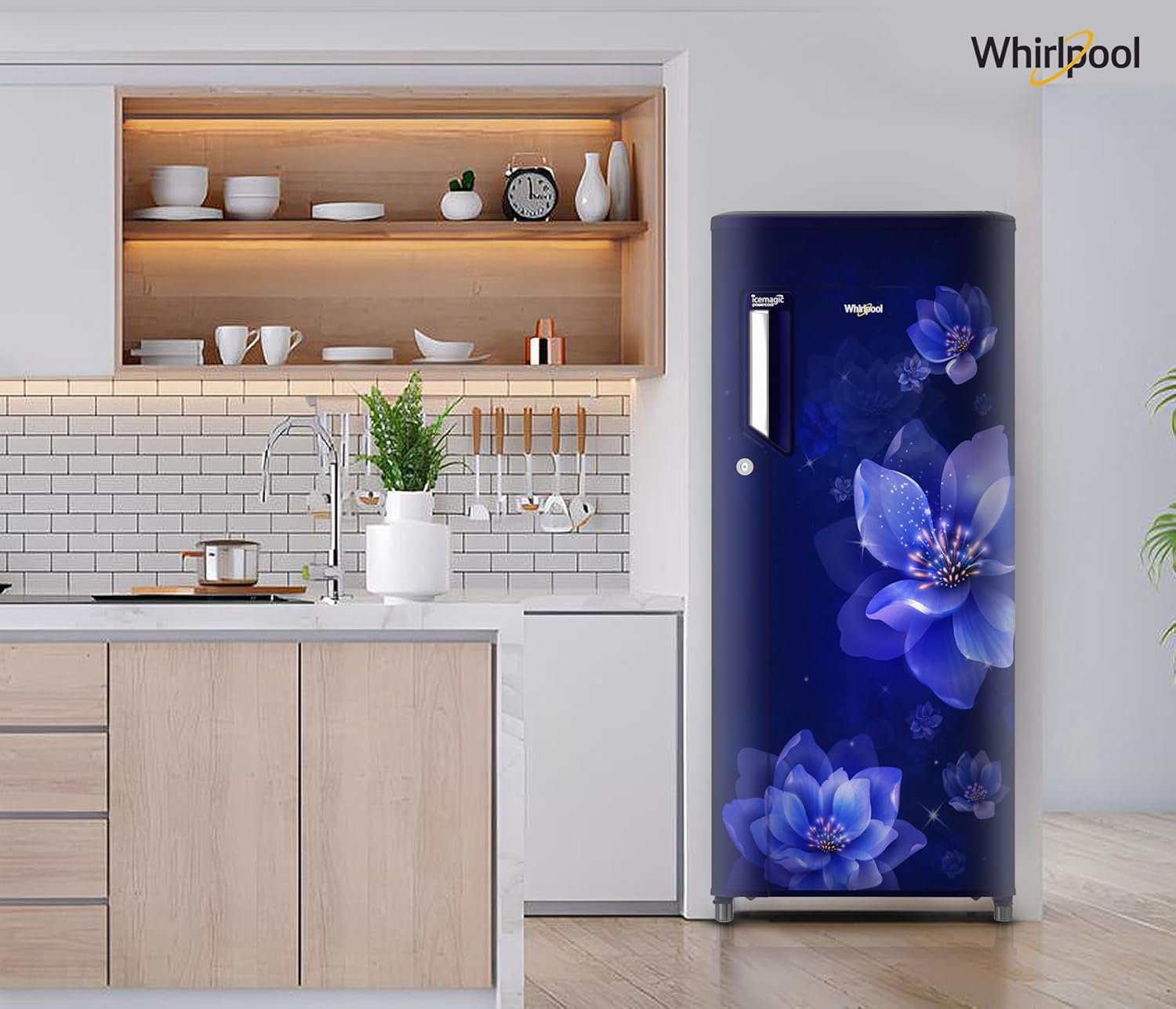 Whirlpool 192 L 4 Star Icemagic Powercool Direct-Cool Single Door Refrigerator (215 IMPC PRM 4S SAPPHIRE MULIA-Z) - Image 10