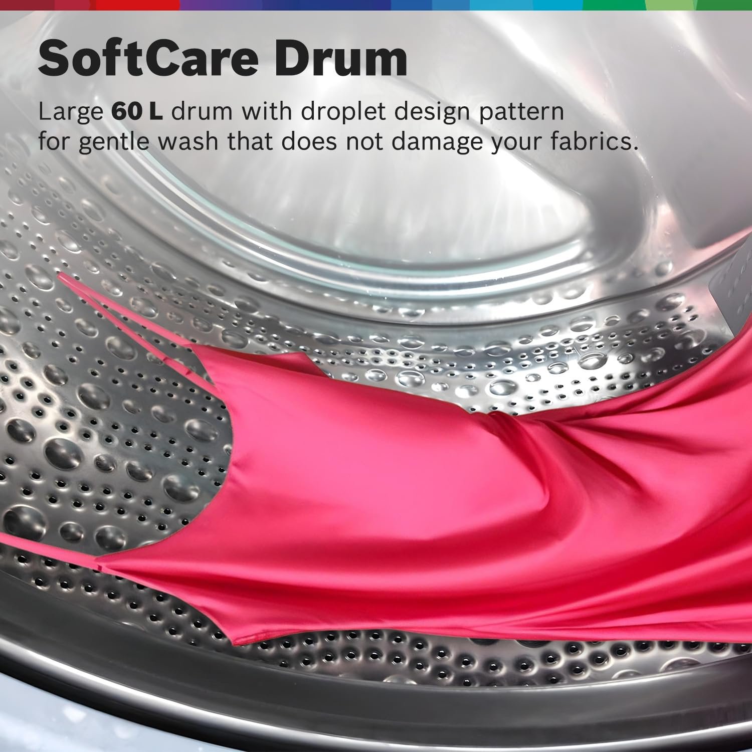 Bosch 8KG 5 Star Fully-Automatic Front Loading Washing Machine (WAJ28260IN,White,AI Active Water Plus,In-Built Heater) - Image 11