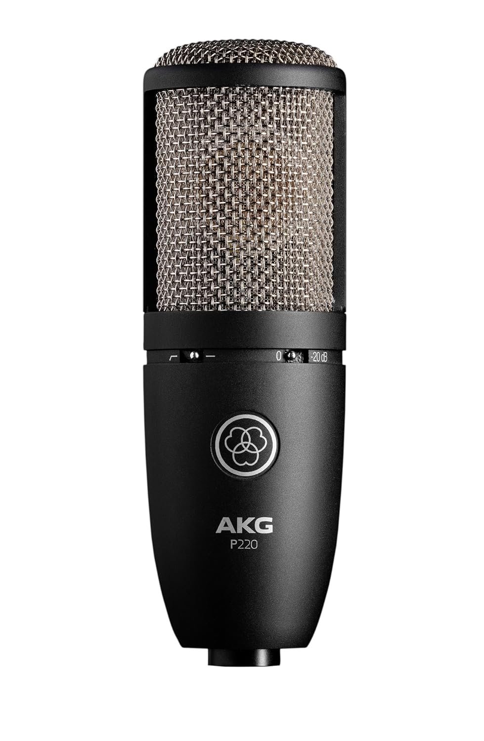 AKG P220 High-Performance Large Diaphragm True Condenser Wired Unidirectional Microphone (Black) - Image 2