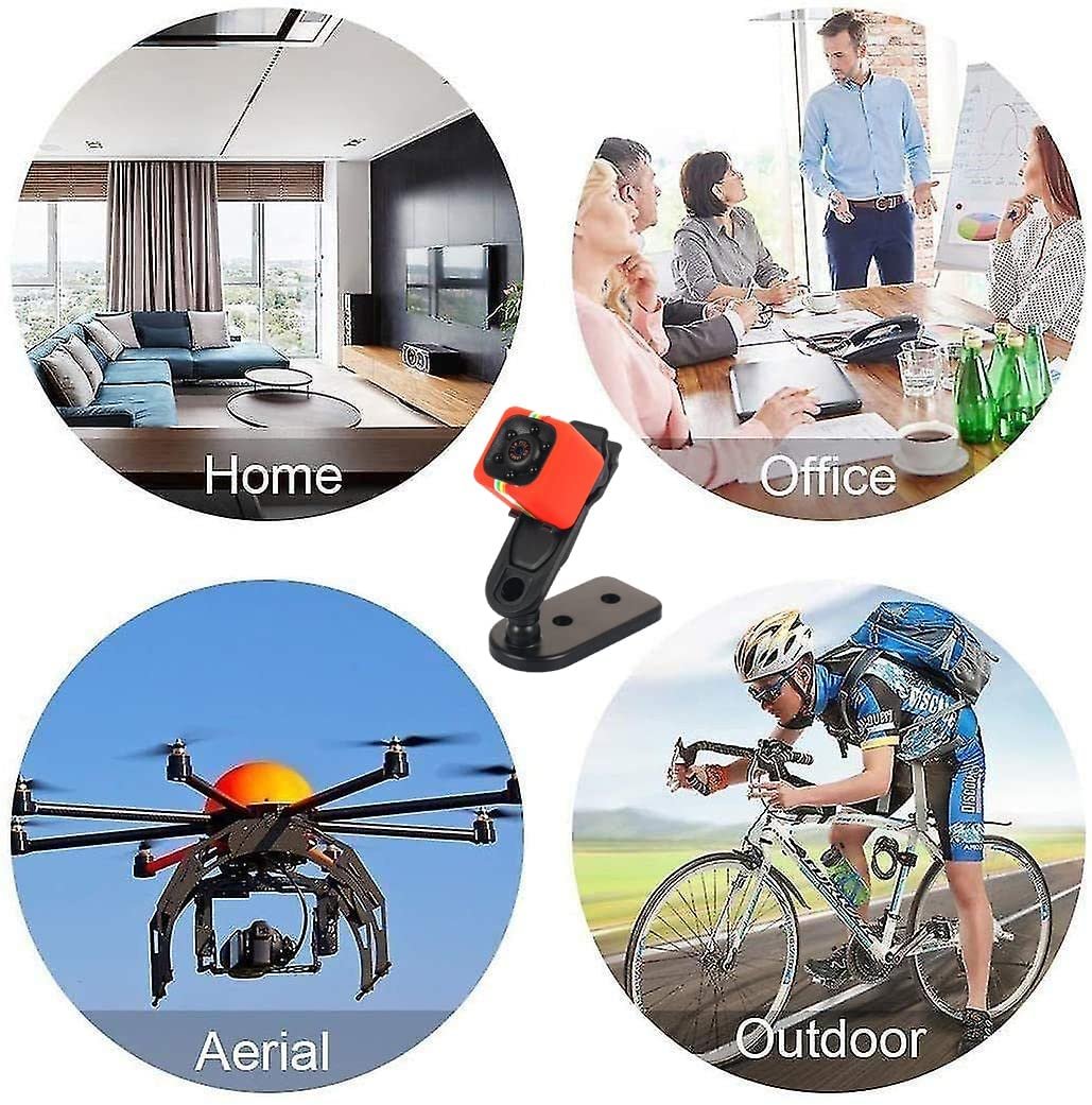 TECHNOVIEW 1080P Mini Spy Camera with Low Light Vision, Vidio Audio Recording, for Home Indoor Outdoor Security (Red) - Image 5