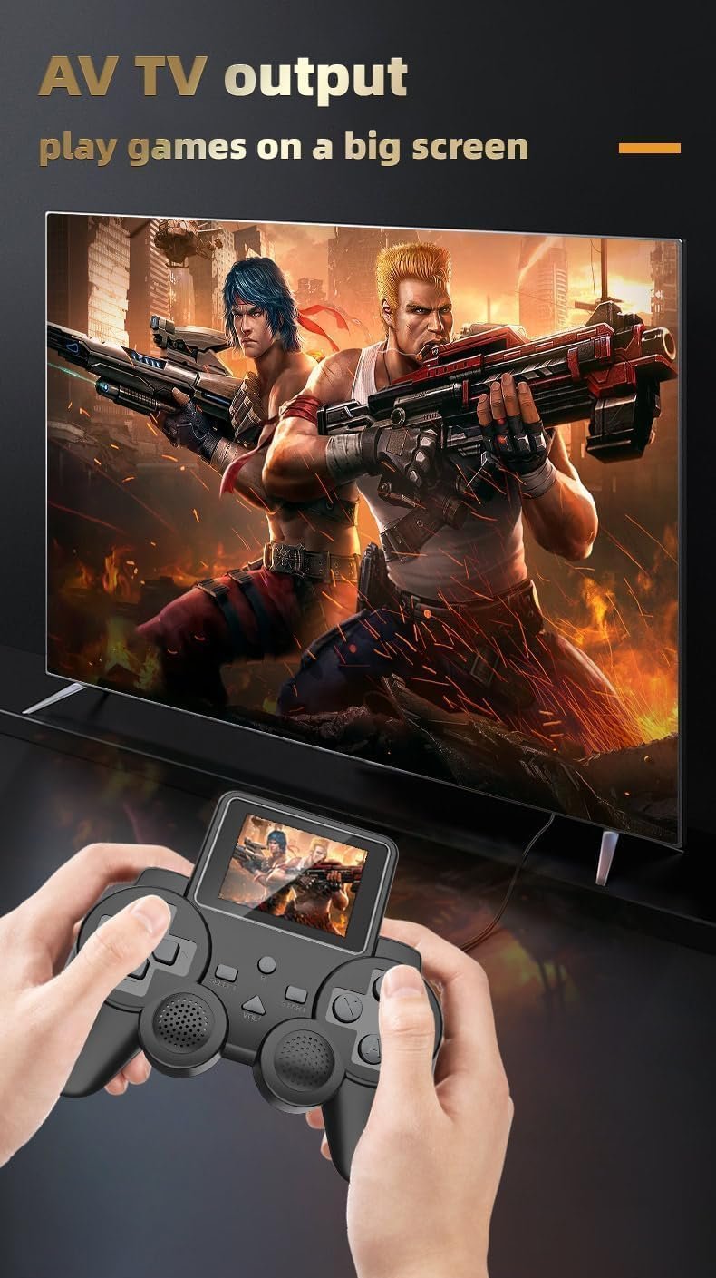 Famous Quality Video Game for Kids - Retro Handheld 520 in 1 Gaming Console,Game Box with TV Output,520+ Digital Games,Toys Game Console for Kids,Best Birthday Gift for Kids,Mini Gamepad - Image 6