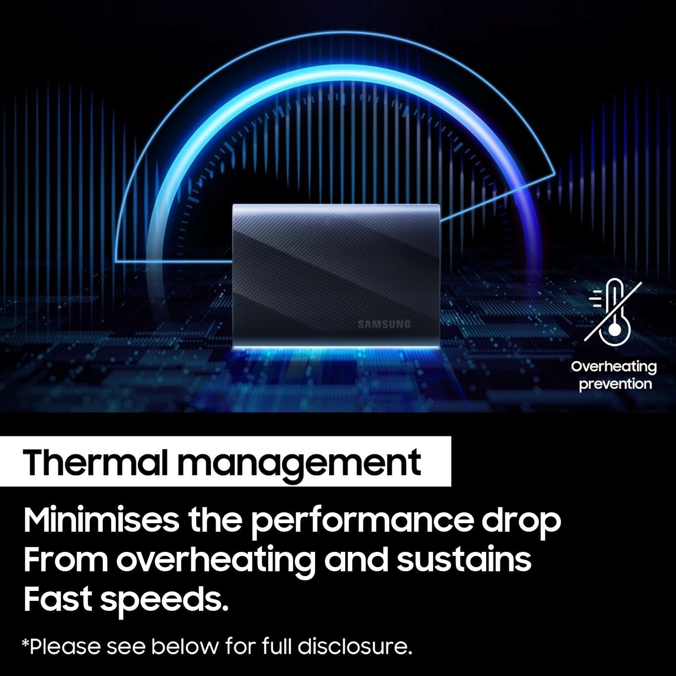 Samsung T9 Portable External SSD 1TB, USB 3.2, Speed up to 2,000 MB/s Read Speed, Storage for Professional Creators - videographers, Graphic Designers, Artists, MU-PG1T0B/WW, Black - Image 7