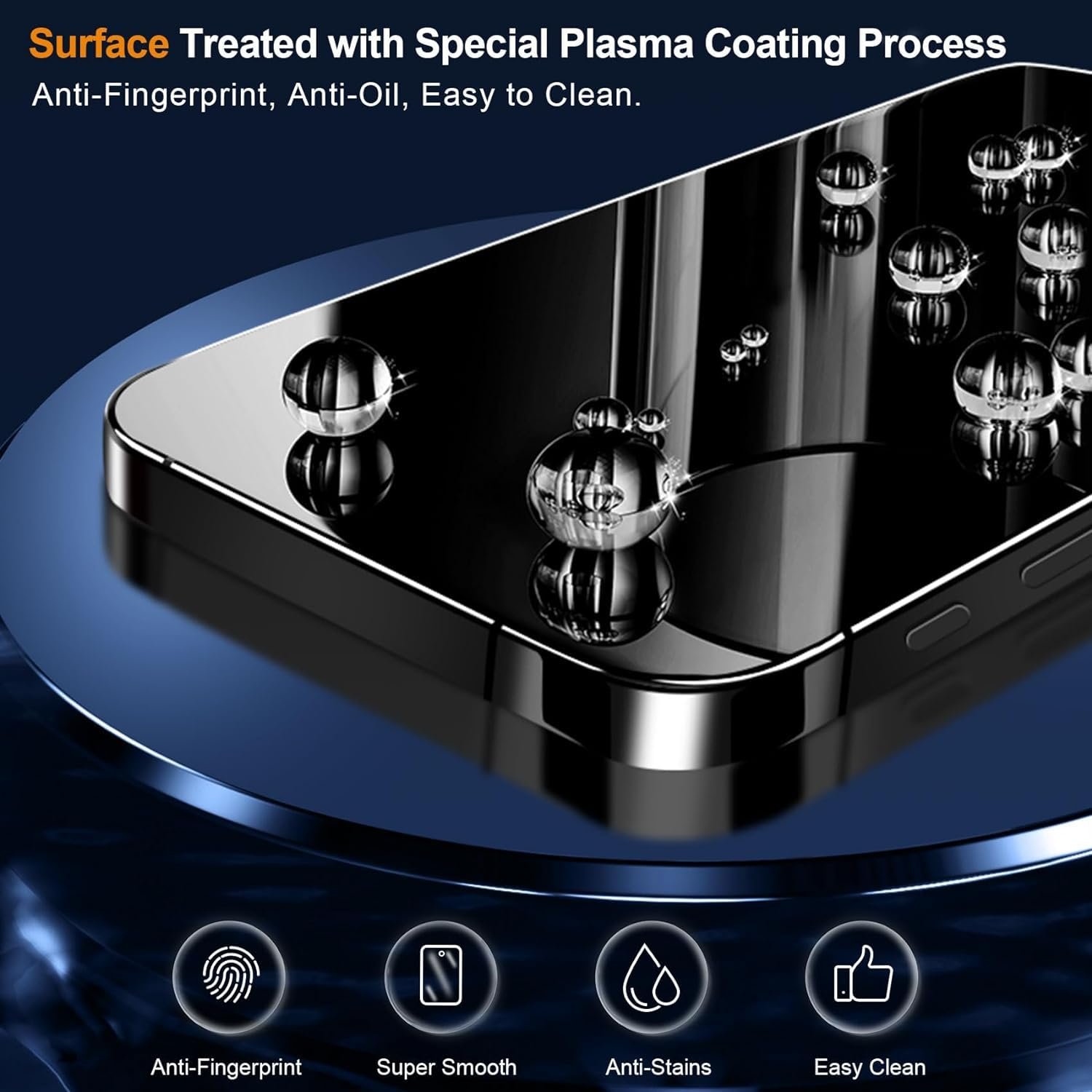 OpenTech® Military-Grade Gorilla Tempered Glass Screen Protector Compatible for iPhone 15 / iPhone 16 with Edge to Edge Coverage - Case Friendly, Anti-Scratch and Bubble free installation kit - Image 5