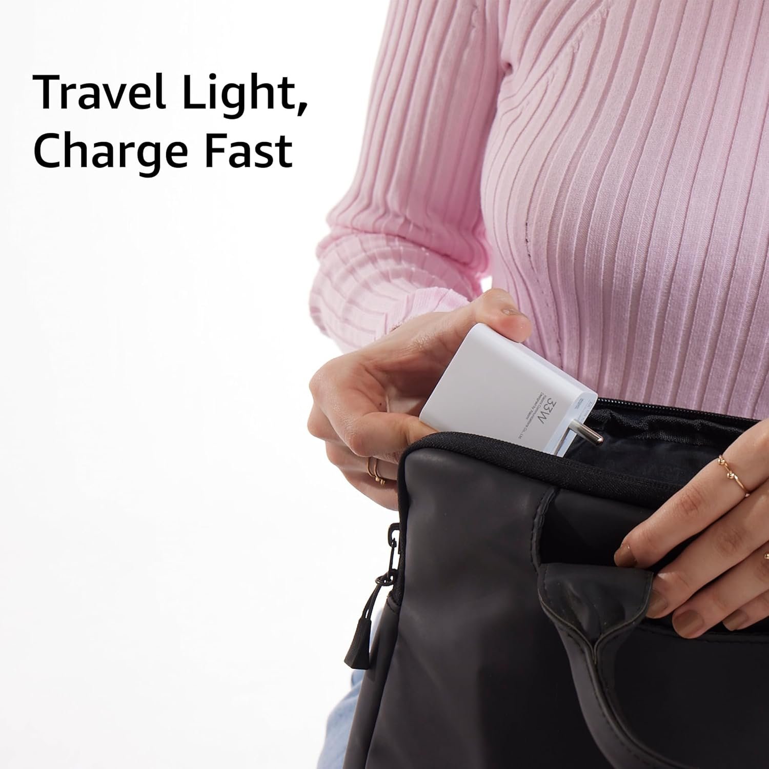 Mi 33W SonicCharge 2.0 USB Charger for Cellular Phones, White - Image 5