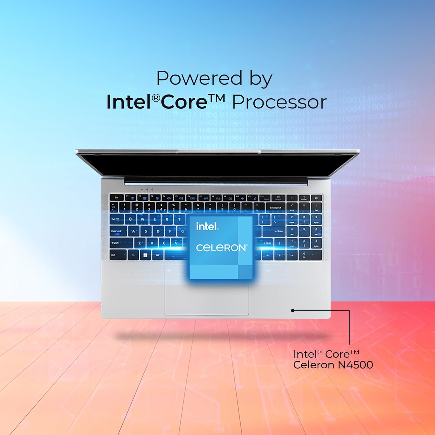 Acer [SmartChoice Aspire 3 Laptop Intel Core Celeron N4500 Processor Laptop (8 GB LPDDR4X SDRAM/256 GB SSD/Win11 Home/38 WHR/HD Webcam) A325-45 with 39.63 cm (15.6") HD Display, Pure Silver, 1.5 KG - Image 3