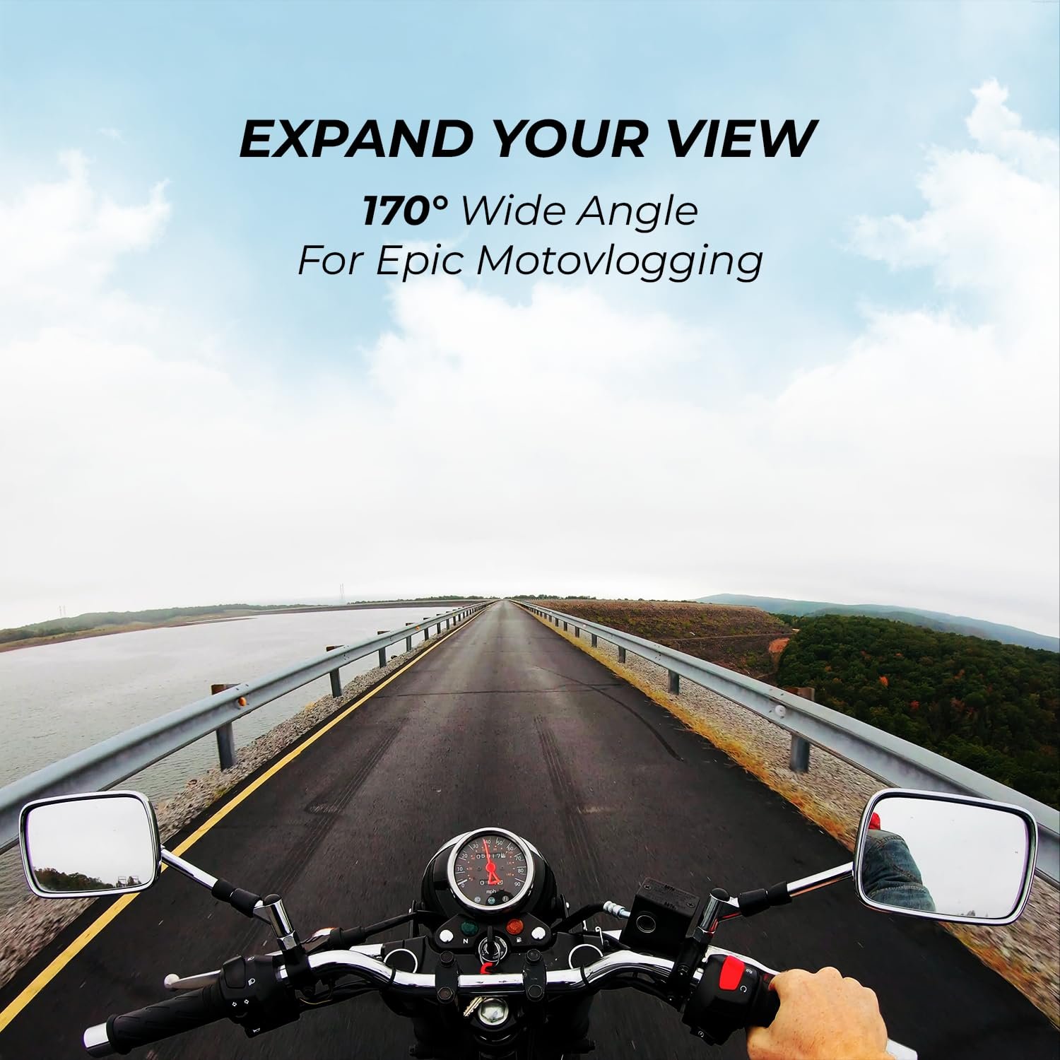 IZI ONE Plus 5K 48MP Action Camera - 6-Axis Gyro Stabilization, 110ft Waterproof, Vlogging, 170° FOV, WiFi, Dual Touch Screen Video Camera, 2X 1350mAh Batteries, Fast C-Type Charge HQ External Mic. - Image 6