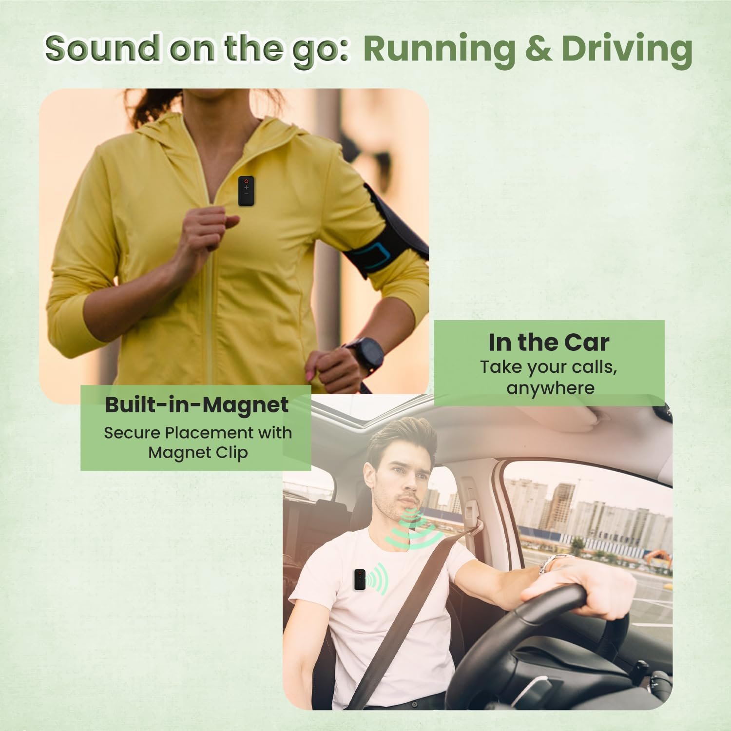 Portronics Talk Three Wearable Bluetooth Speaker with Mic, Magnetic/Spring Clip-On, Upto 10Hours Playtime, IPX5 Water/Dust Resistant, Bluetooth 5.3v, Big Buttons, Portable Speaker with Microphone - Image 10