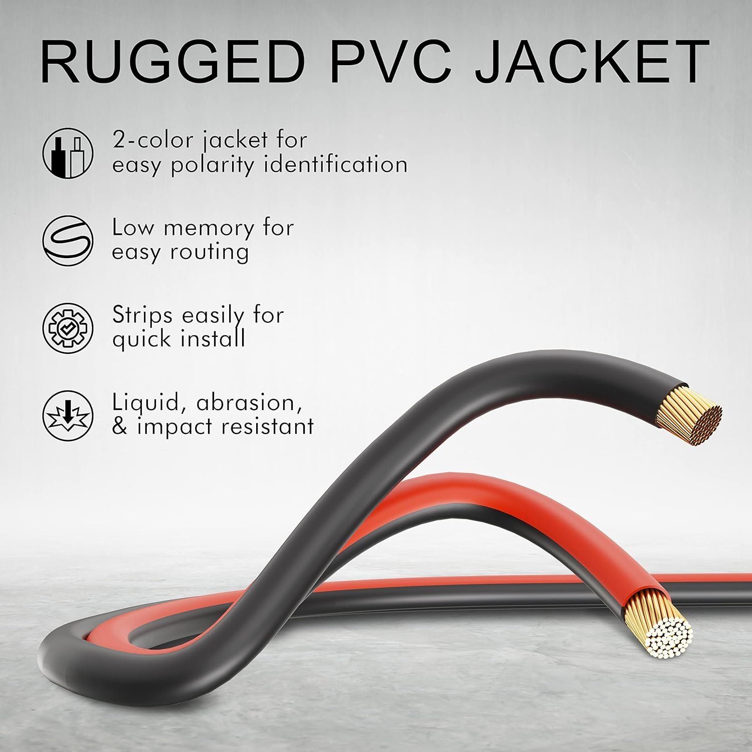 FEDUS 14 Gauge/AWG Speaker Wire 1.5M 4.9Ft Oxygen-Free Copper 2 Conductors Audio Speaker Cable for Car Speakers Stereos, Subwoofer, Home Theater Speakers, HiFi Surround Sound system, Radio - Image 5