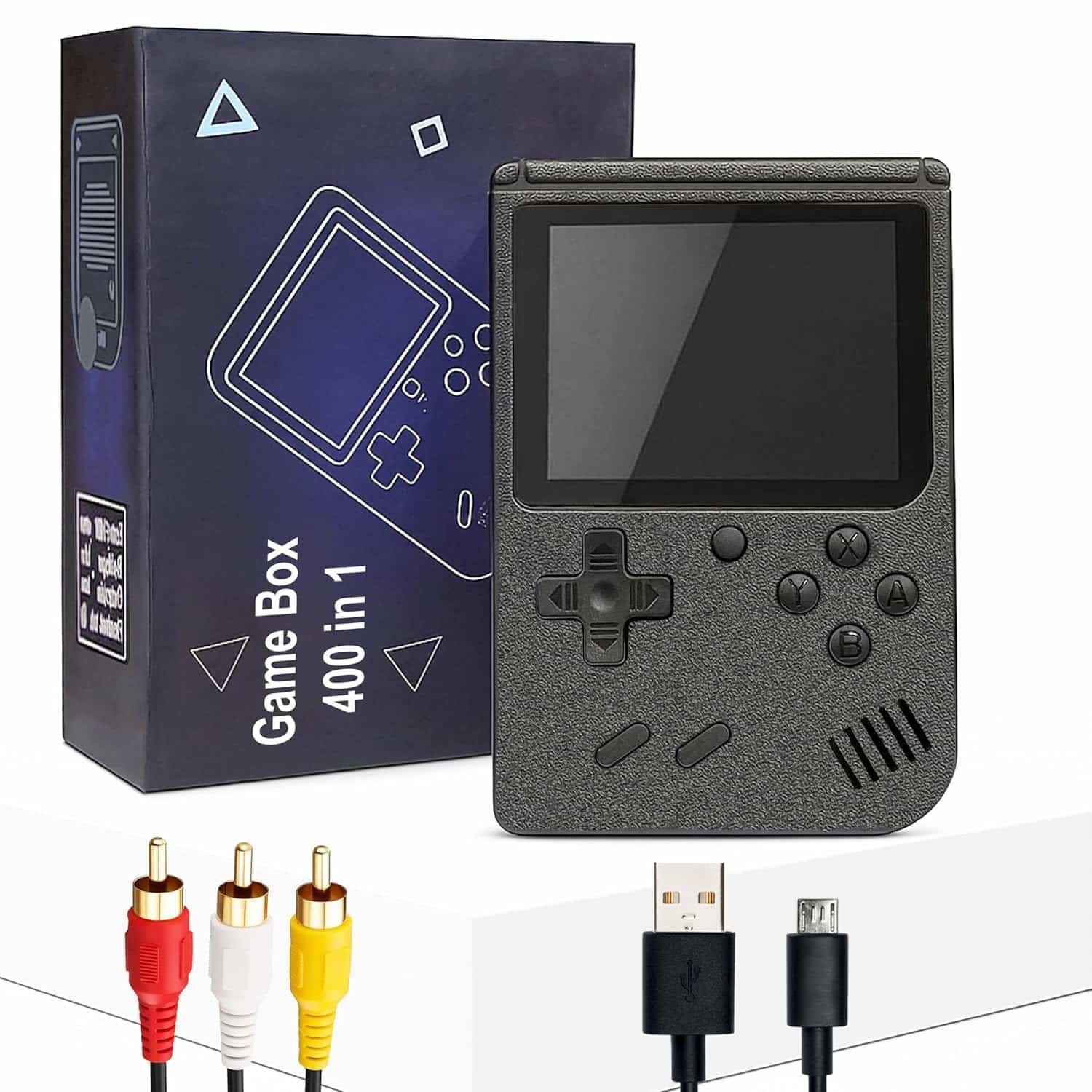 VGRASSP 400 in 1 Mini Video Game Toy for Kids - Portable Retro Handheld Game Console with Rechargeable Battery - AV Output TV Compatible - Color and Design As Per Stock (Modern) (Classic) - Image 2