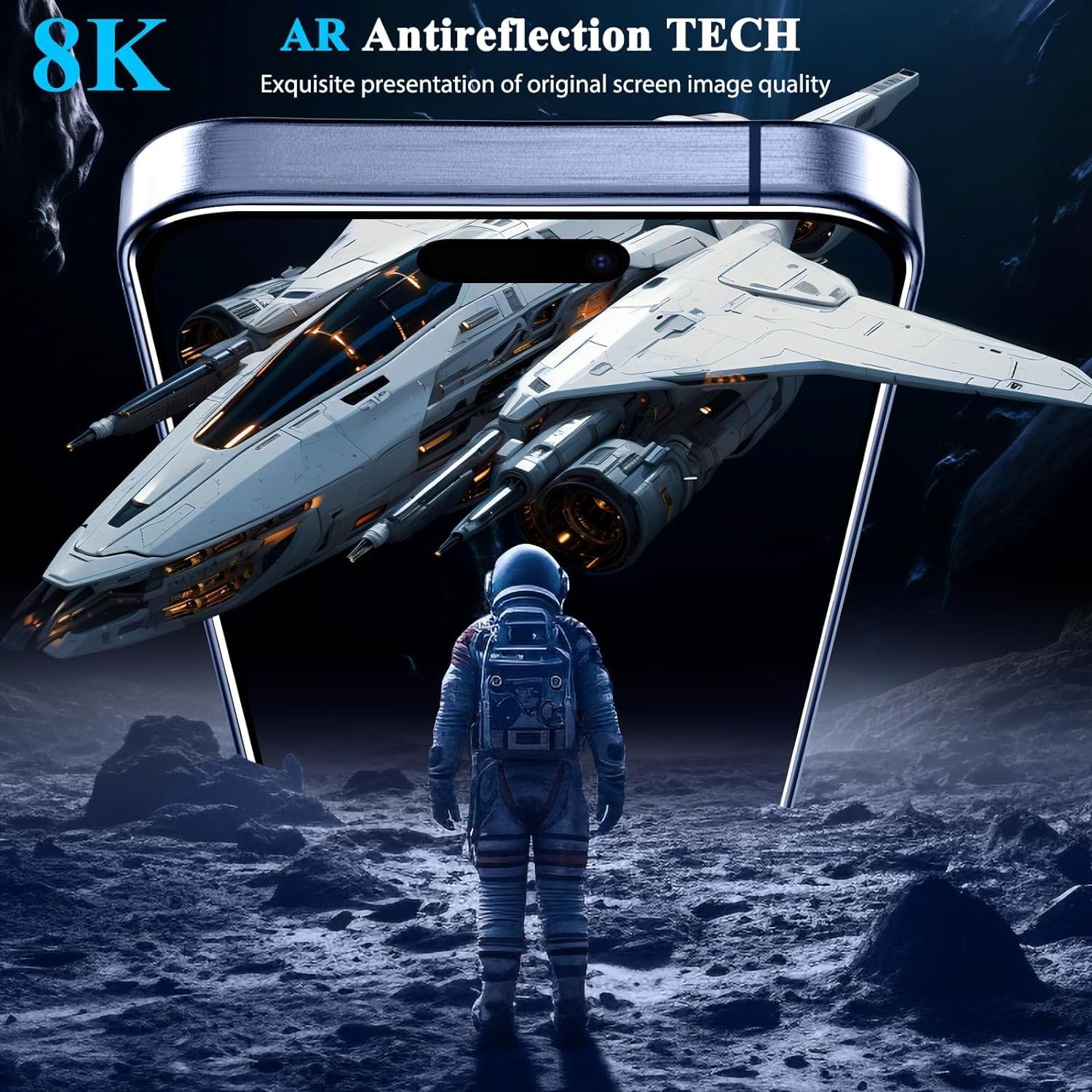 OpenTech® Military-Grade Gorilla Tempered Glass Screen Protector Compatible for iPhone 15 / iPhone 16 with Edge to Edge Coverage - Case Friendly, Anti-Scratch and Bubble free installation kit - Image 7