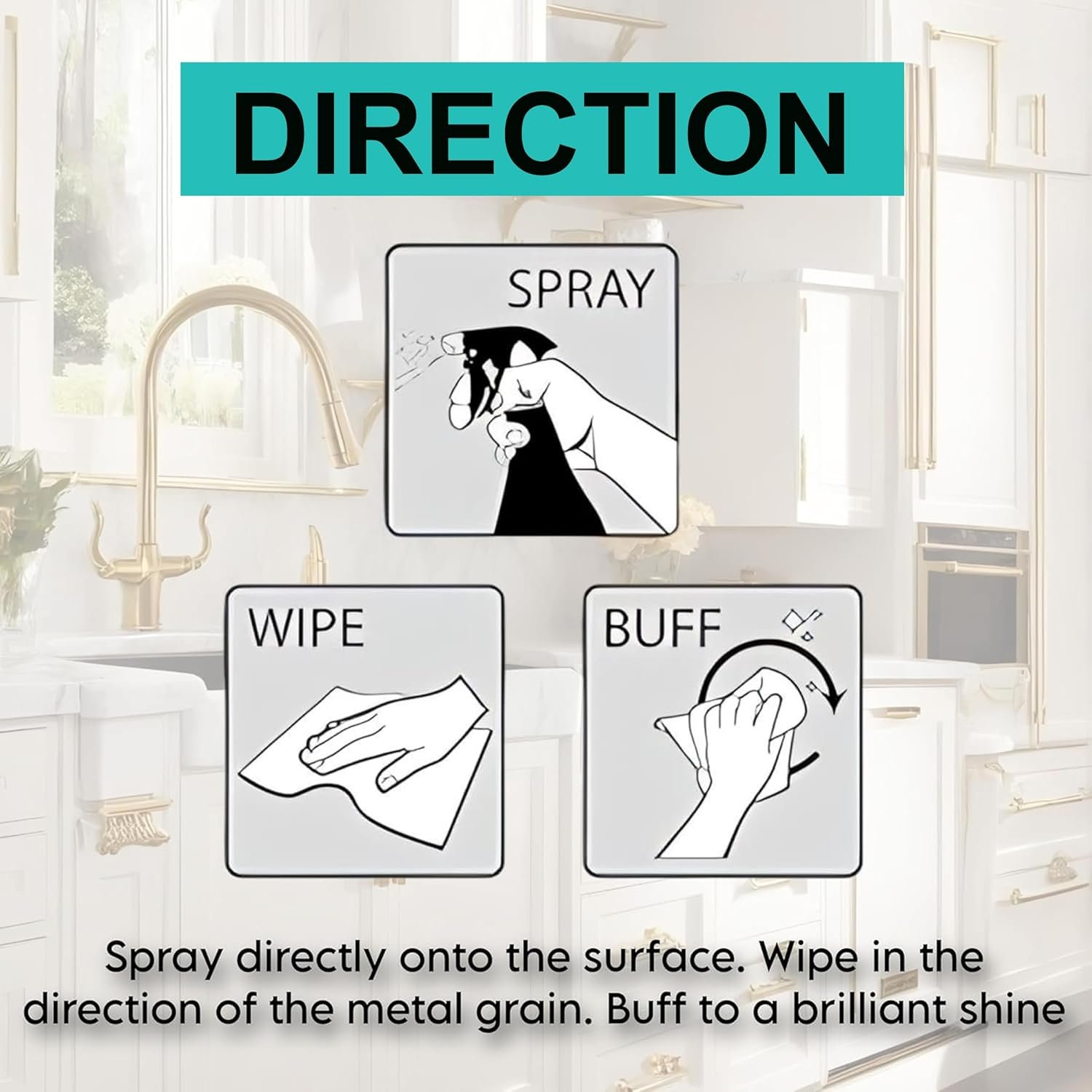 ULTRINA Kitchen Cleaner Spray | Non-Flammable & Nontoxic | Multi-Purpose Spray Suitable For All Kitchen Appliances & Surfaces, Gas Stove, Countertop, Tiles, Chimney, Exhaust Fan And Sink (500 ML) - Image 8