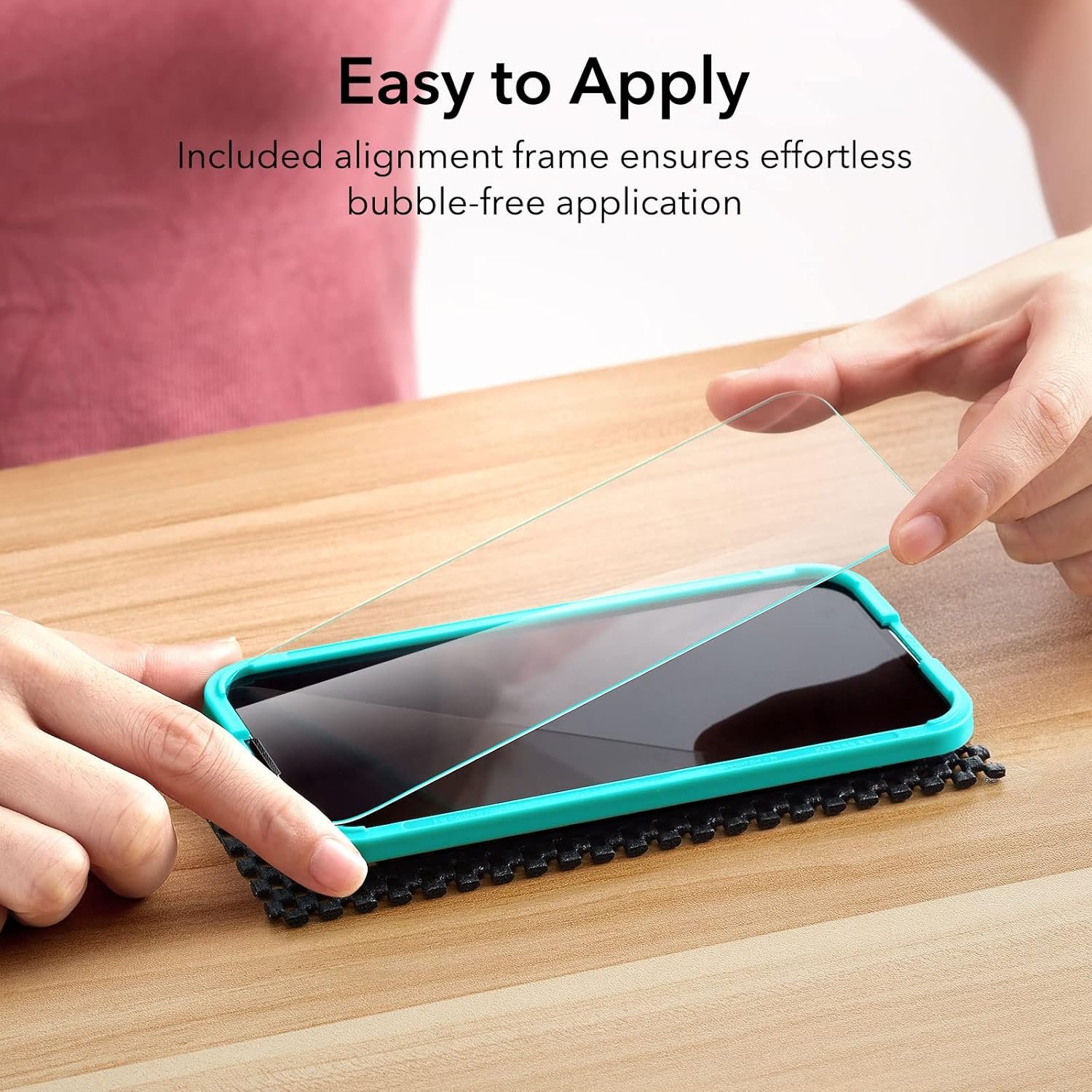 ESR 3 Pack for iPhone 16e/ iPhone 13/ iPhone 14/ iPhone 13 Pro Tempered Glass, 9H Hardness, Military Grade, Screen Guard Film with Easy Installation Tool, Scratch Resistant Screen Protector - Image 10