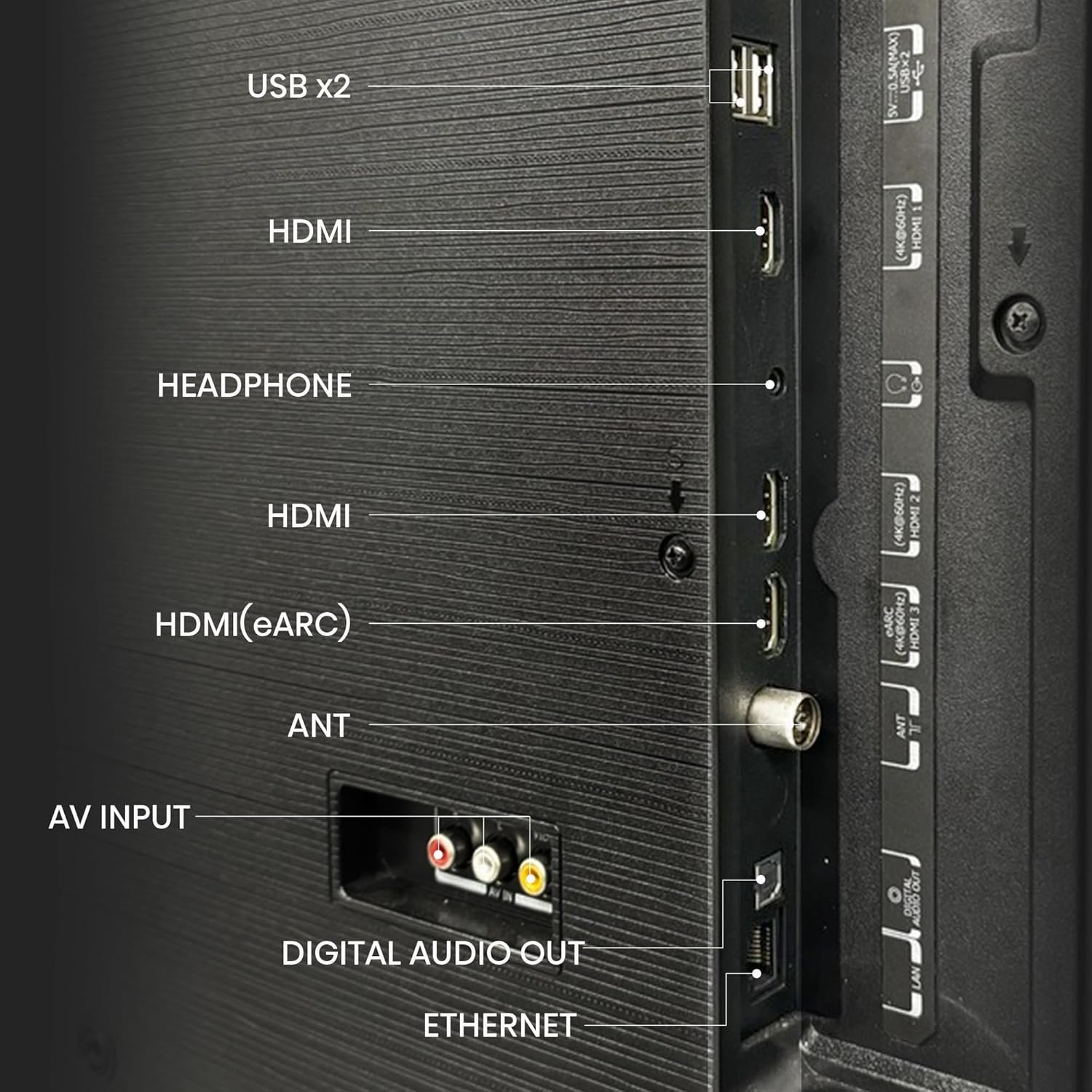 TOSHIBA 100 cm (40 inches) V Series HD Ready Smart LED TV 40V35RP (Black) - Image 5